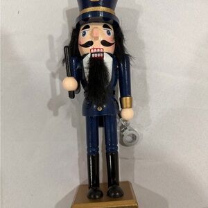 Classic Police Nutcracker Figurine